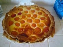 Tarte abricots et fromage blanc