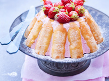 Charlotte aux fraises peu calorique
