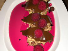 Succès aux framboises et chocolat