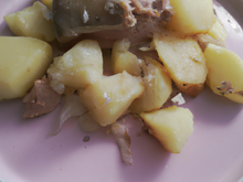 Pommes de terre au thon