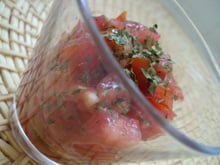 Tartare de tomates économique