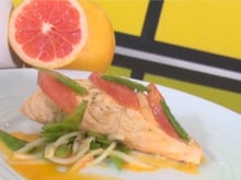 Pavé de saumon au pamplemousse de Floride
