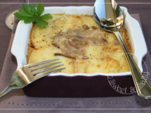 Gratin au fromage et andouille de Guéméné