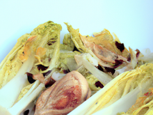 Chapon fumé et endives