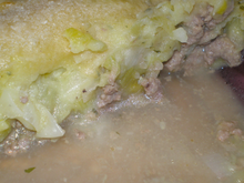 Hachis parmentier aux légumes et sa croûte au parmesan