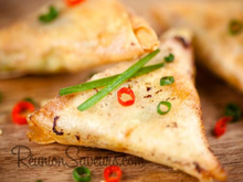 Samoussa au poulet - Recette réunionnaise