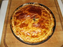 Tourte à la viande et légumes
