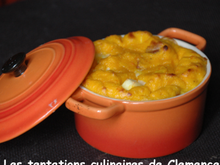 Soufflé de potiron léger au chèvre et jambon cru