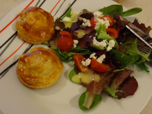 Feuilleté Jambon cru au chèvre