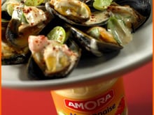 Salade de moules de printemps