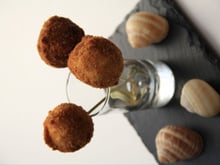 Sucettes d'escargots au Roquefort