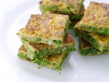 Tortilla aux épinards et champignons