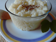 Riz au lait de soja et vanille