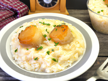Risotto crémeux aux coquilles saint-jacques
