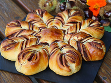 Brioche comme un flocon