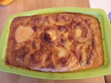 Cake lardons, poireaux et chèvre