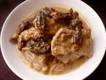 Sauté de veau aux morilles