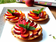 Tartelette fraises nectarines