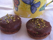 Bonbons spéculoos, pistaches et chocolat au lait