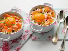 Œufs cocotte onctueux à la Mayonnaise de Dijon®