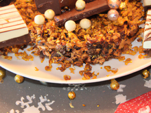Gâteau de Noël au milka et aux ceréales