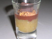 Verrine choco banane