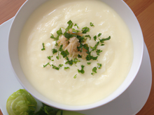 Velouté de saint-jacques aux poireaux au thermomix