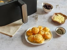 Mini gougères au fromage au Air Fryer