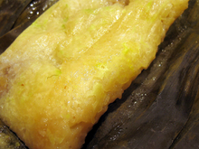 Khanôm Khao Tôm (dessert de riz cuit)