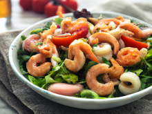 Salade de Pipe Rigate aux crevettes