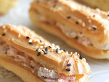 Eclairs au saumon de Norvège et à la ricotta