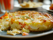 Gratin de pommes de terre et surimi