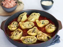 Conchiglioni farcis au haché de veau