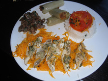 Filet de perche à la crème cuit au four