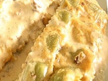 Gratin de Ravioles du dauphiné au fromage de chèvre