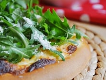 Pizza blanche à la roquette