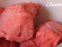 Glace à la fraise classique