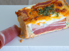 Brick au jambon et roquefort