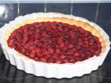 Tarte aux framboises facile