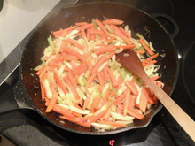 Curry de lieu noir au lait de coco