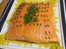 Dos de saumon en croûte