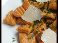 Gnocchis de potimarron aux copeaux de parmesan