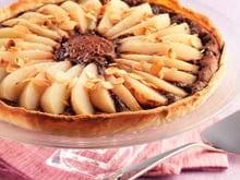Tarte chocolat-poires facile