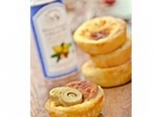 Tartelette à l'artichaut, au foie gras et à l'huile Vierge d'argan Bio La Tourangelle