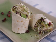 Wrap poulet avocat
