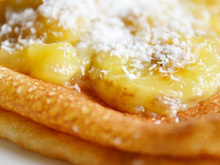 Crêpes bananes rhum coco