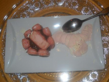 Charlotte au chocolat et Biscuits Roses de Reims