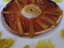 Tarte tatin aux endives et Fourme d'Ambert