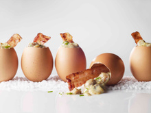 Brouillade lard-châtaignes