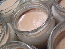 Yaourts au lait de chèvre et confiture de lait